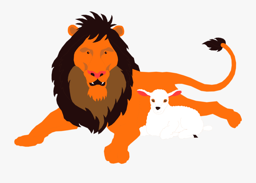 Free Free 182 Lion And Lamb Svg SVG PNG EPS DXF File