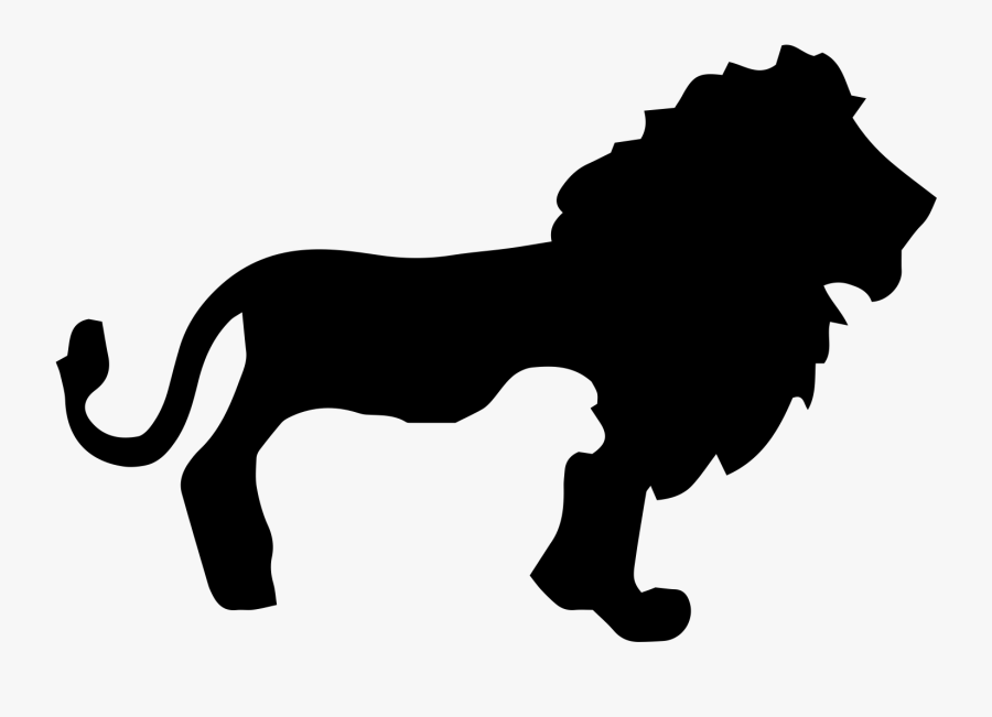 Roaring Lamb Productions - Stencil Of A Lion, Transparent Clipart