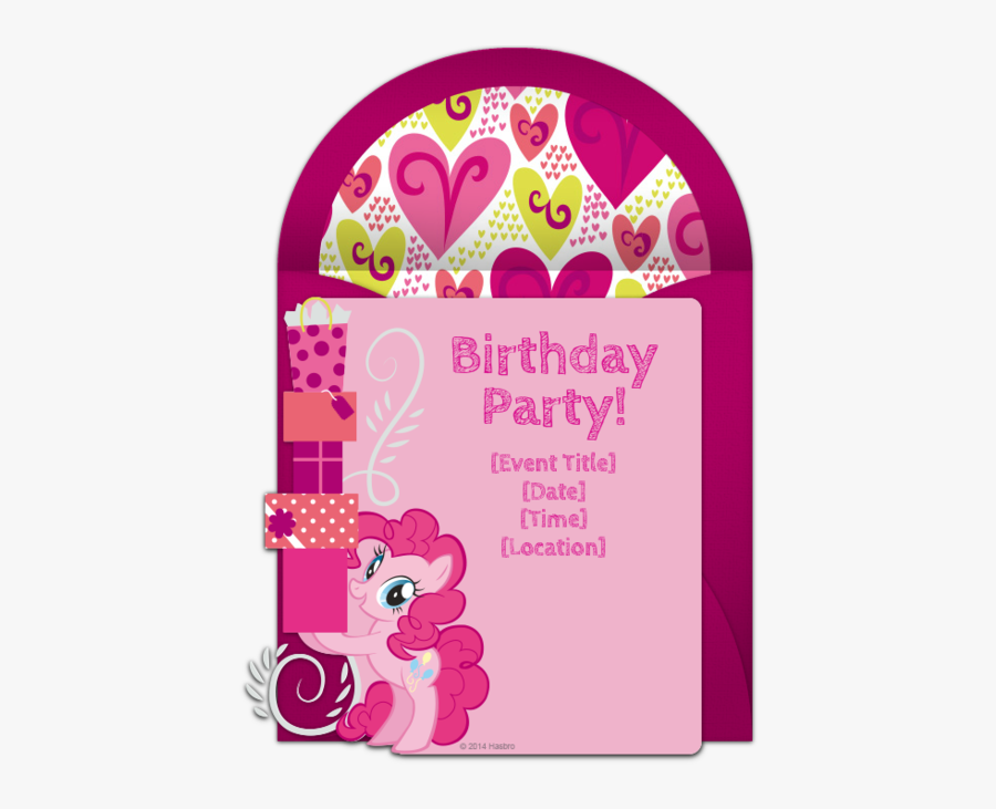 Happy Birthday Clipart Pinky - Pinkie Pie Birthday Party Decorations, Transparent Clipart