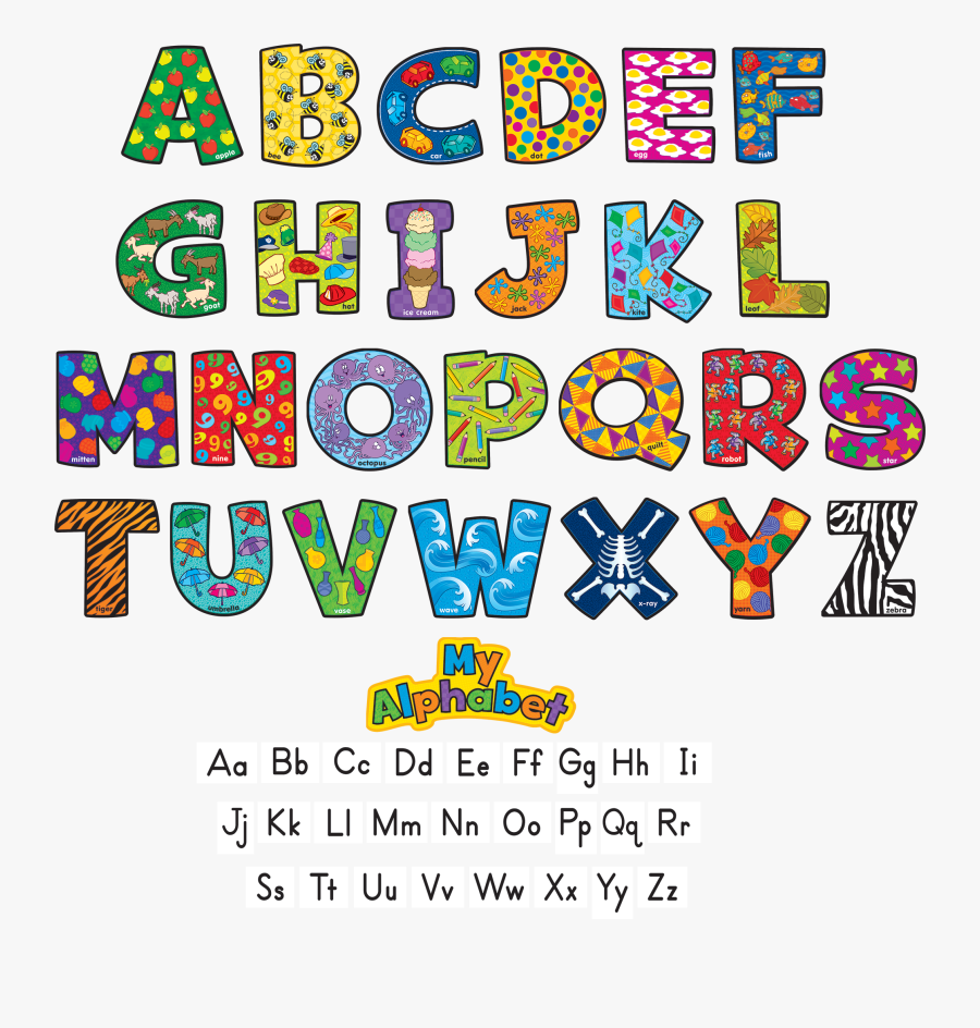 My Alphabet Mini Bulletin Board - My Alphabet, Transparent Clipart