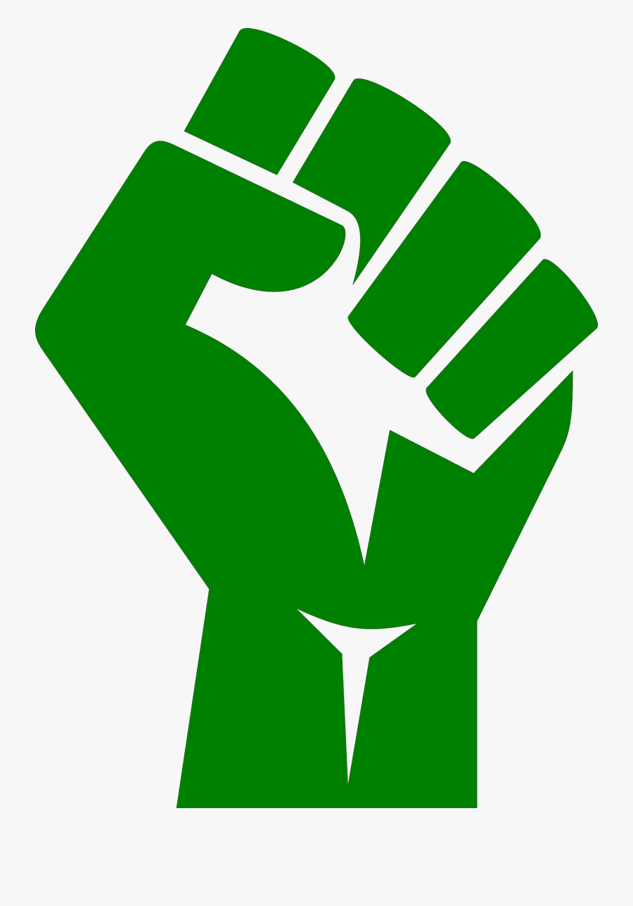 Women S March In - Vector Raised Fist, Transparent Clipart