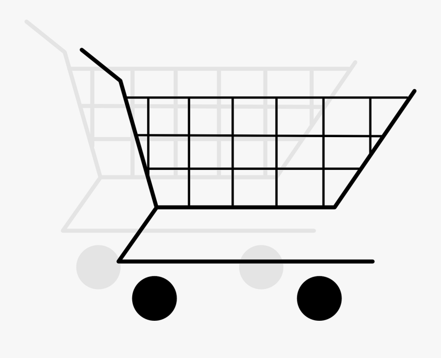 Shopping Card Grocery Shopping Buggy Free Picture - Bevásárló Kosár Rajz, Transparent Clipart