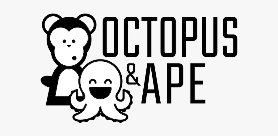 Picture - Ape And Octopus, Transparent Clipart