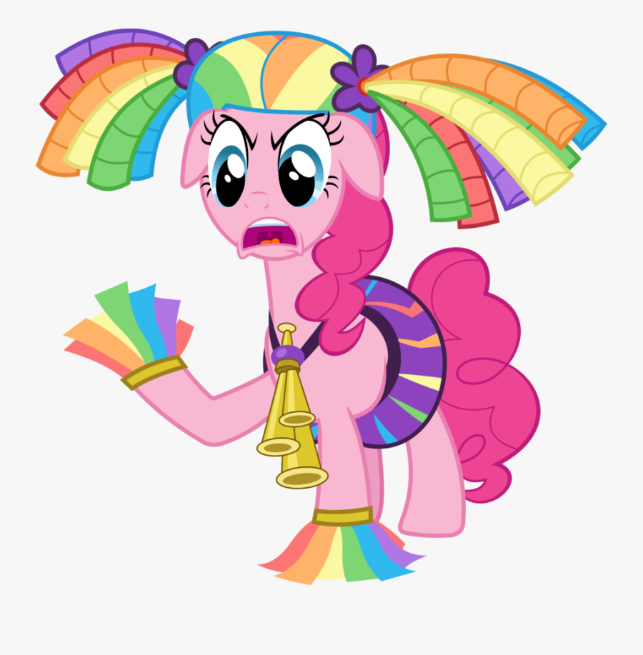 Pinkie Pie Cheer Rage By Dasprid - Mlp Pinkie Pie Cheering, Transparent Clipart