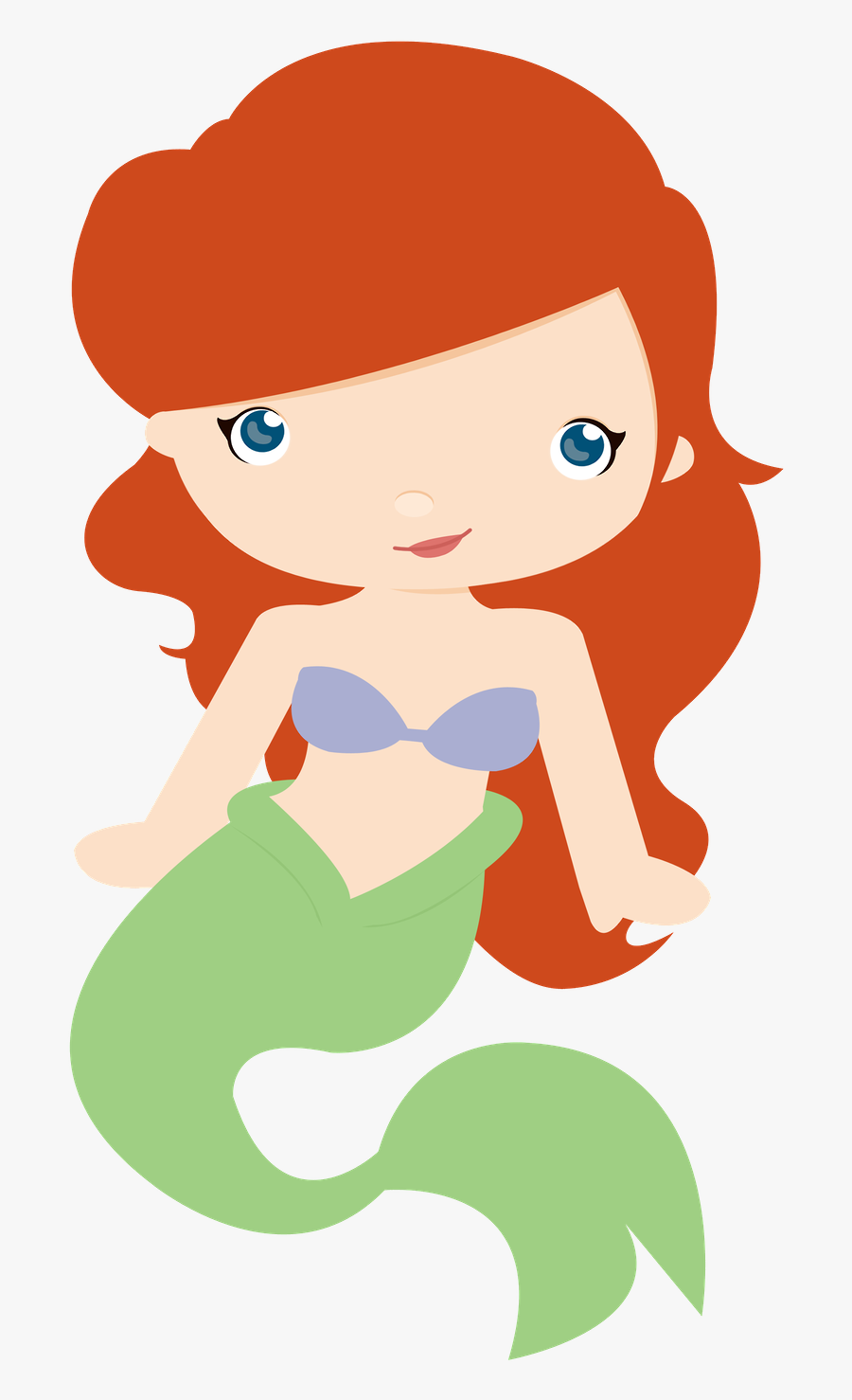 Seaweed Clipart Ariel - Desenho De Uma Sereia, Transparent Clipart