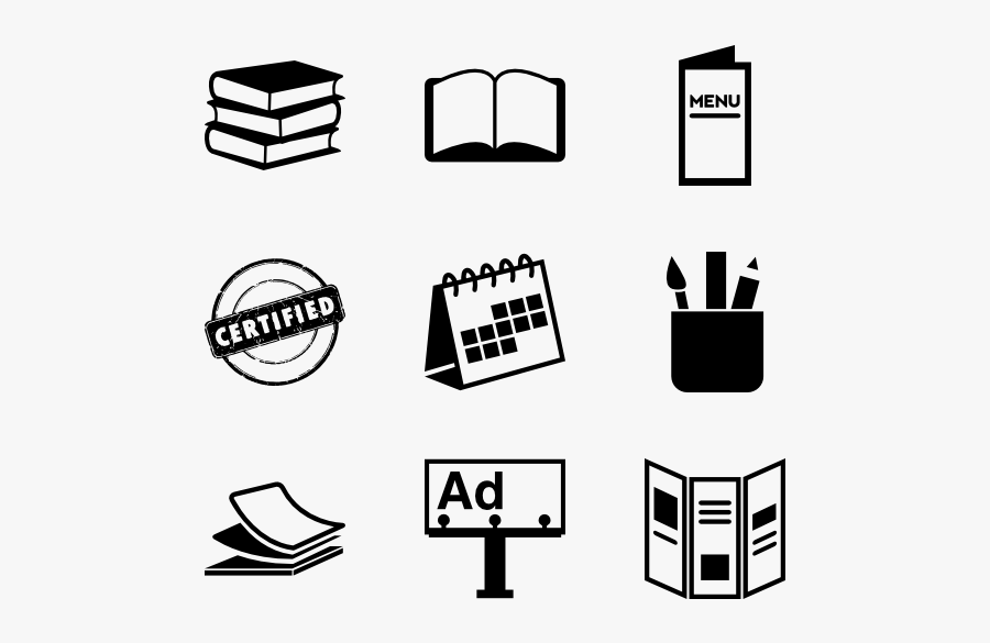 Stationery - Stationery Icons, Transparent Clipart