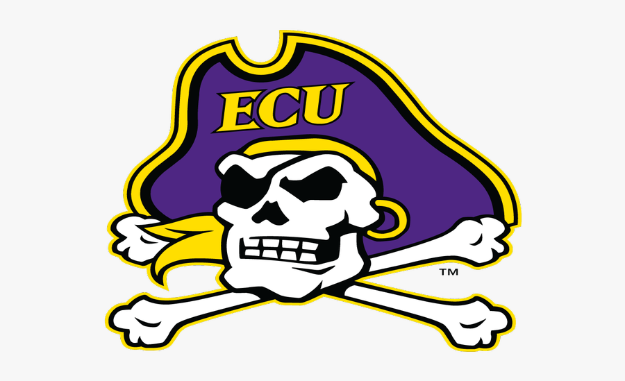 East Carolina Pirates Logo, Transparent Clipart