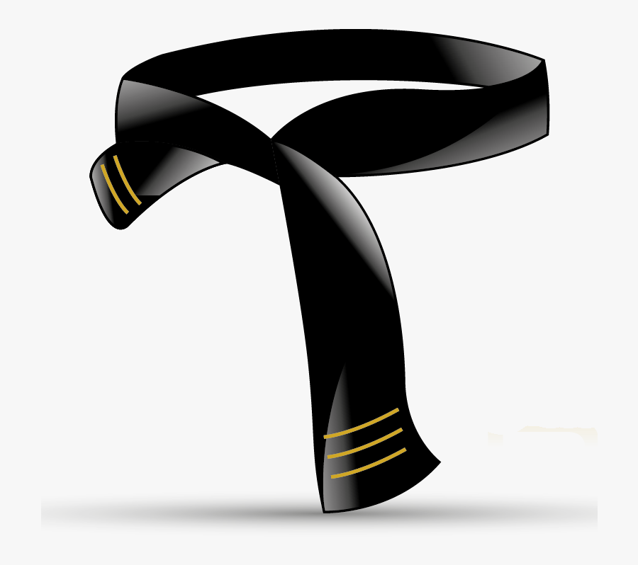 Black Belt Logo Transparent, Transparent Clipart