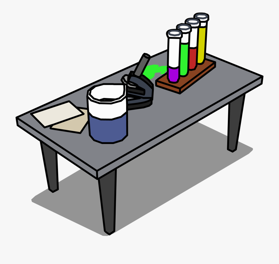 Image Laboratory Desk Sprite - Coffee Table, Transparent Clipart