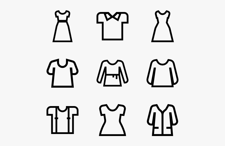 Linear Clothes - Hand Icon Vector, Transparent Clipart