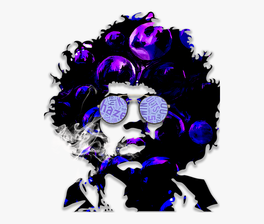 Bleed Area May Not Be Visible - Jimi Hendrix Stencil, Transparent Clipart