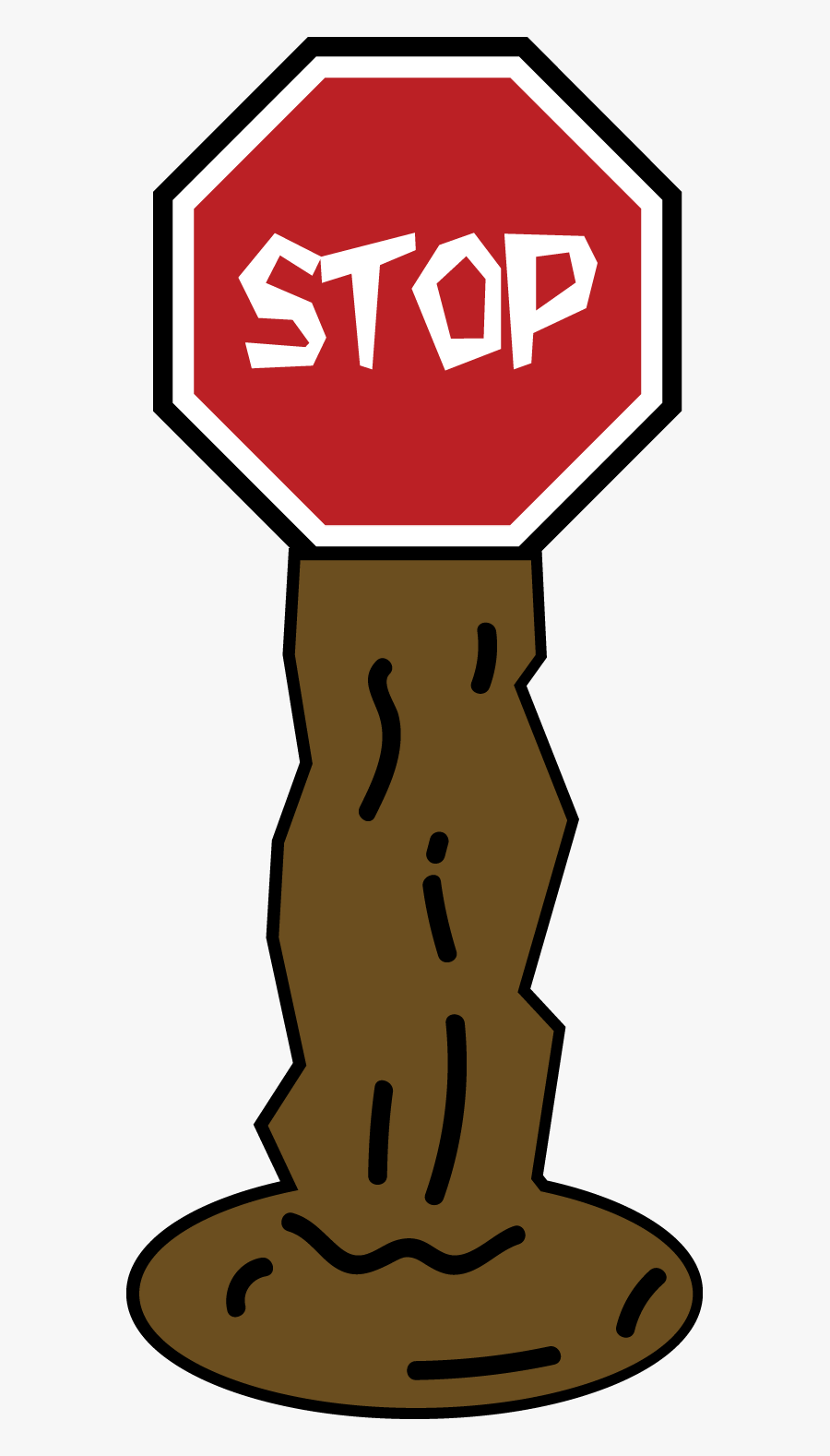 Stop Sign Frame Png Clipart , Png Download - Stop Police Vector Siluet, Transparent Clipart