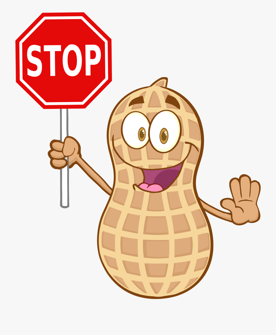 Peanut Clipart Large Free On Transparent Png - Nut Free Clip Art, Transparent Clipart