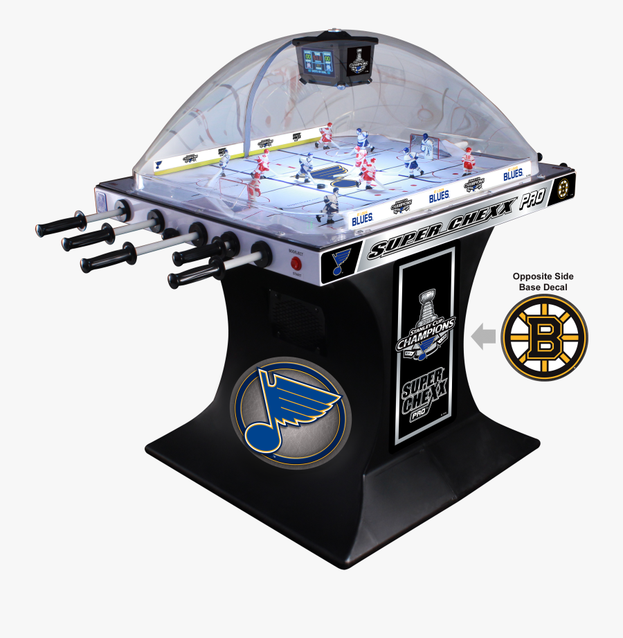 Nhl® Licensed 2019 Stanley Cup Champions Edition Ice - Super Chexx Pro Bubble Hockey, Transparent Clipart