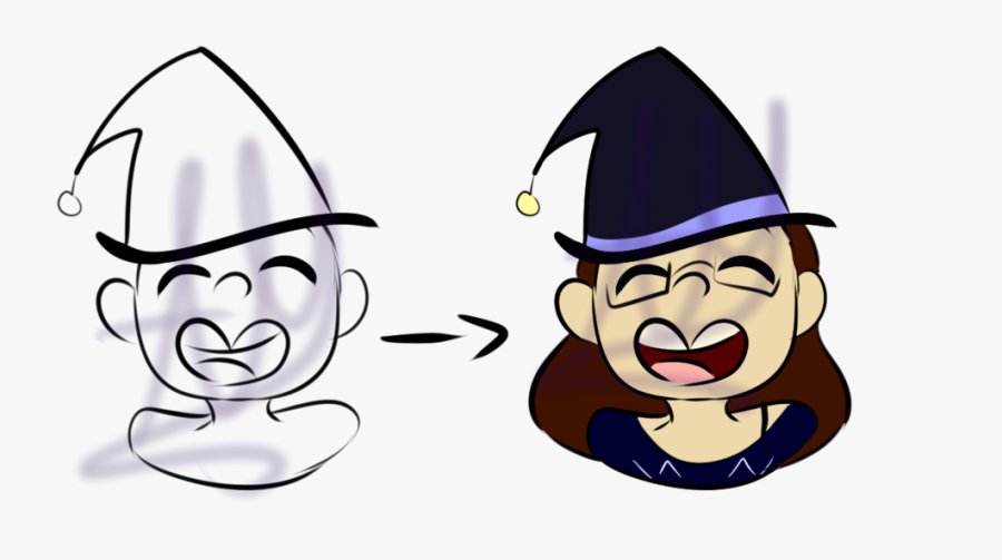 Transparent Witch Face Clipart - Cartoon, Transparent Clipart