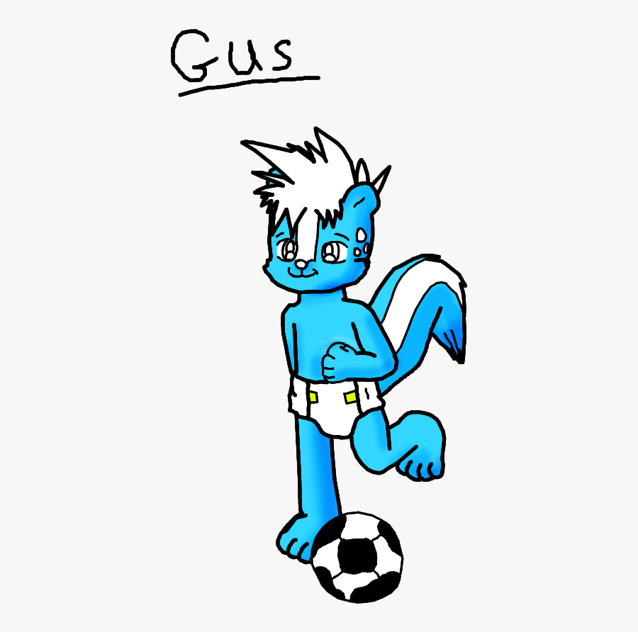 Gussy The Soccer Player, Transparent Clipart