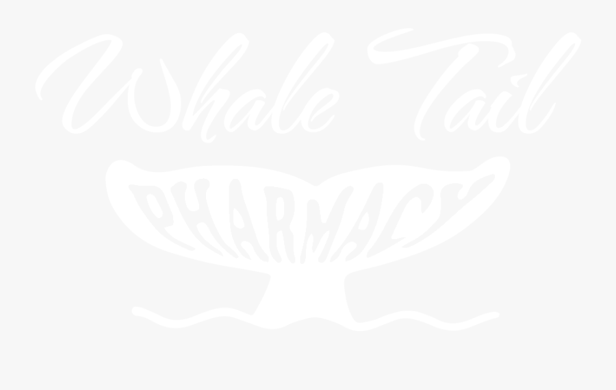 Whale Tail Pharmacy - Calligraphy, Transparent Clipart
