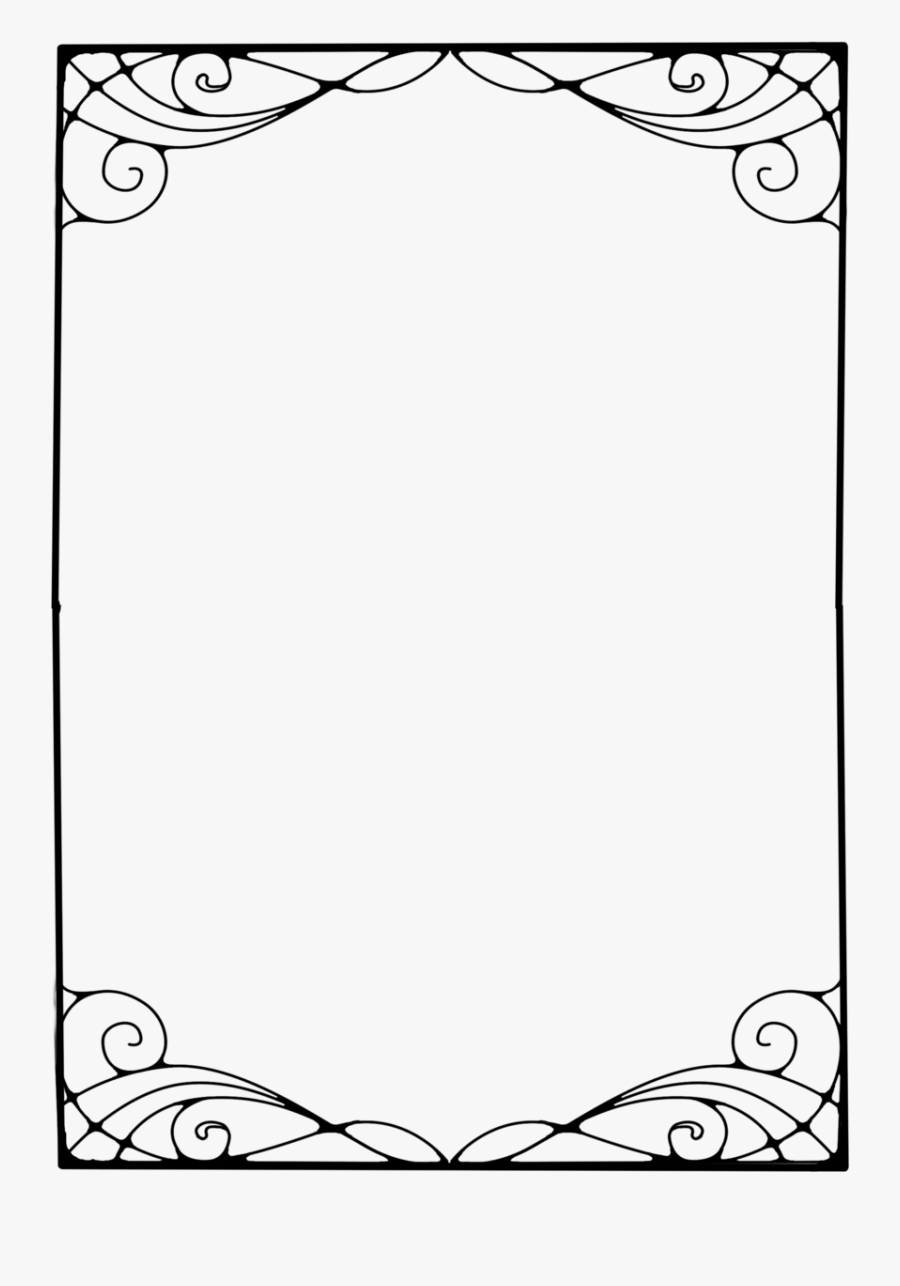 Art Nouveau Frame Png, Transparent Clipart