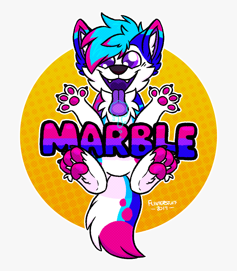 Marble Chibi Badge - Cartoon , Free Transparent Clipart - ClipartKey