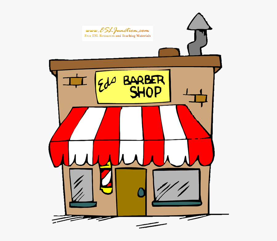 Free Download Barber Shop Flashcards Clipart Barber - Clipart Prepositions Of Place, Transparent Clipart