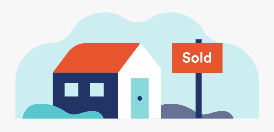 Sold House, Transparent Clipart