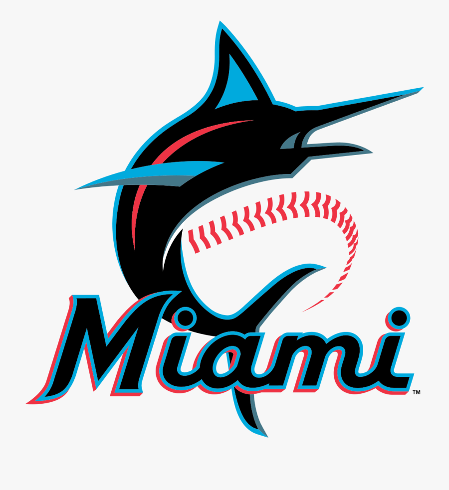 Miami Marlins Logo, Transparent Clipart