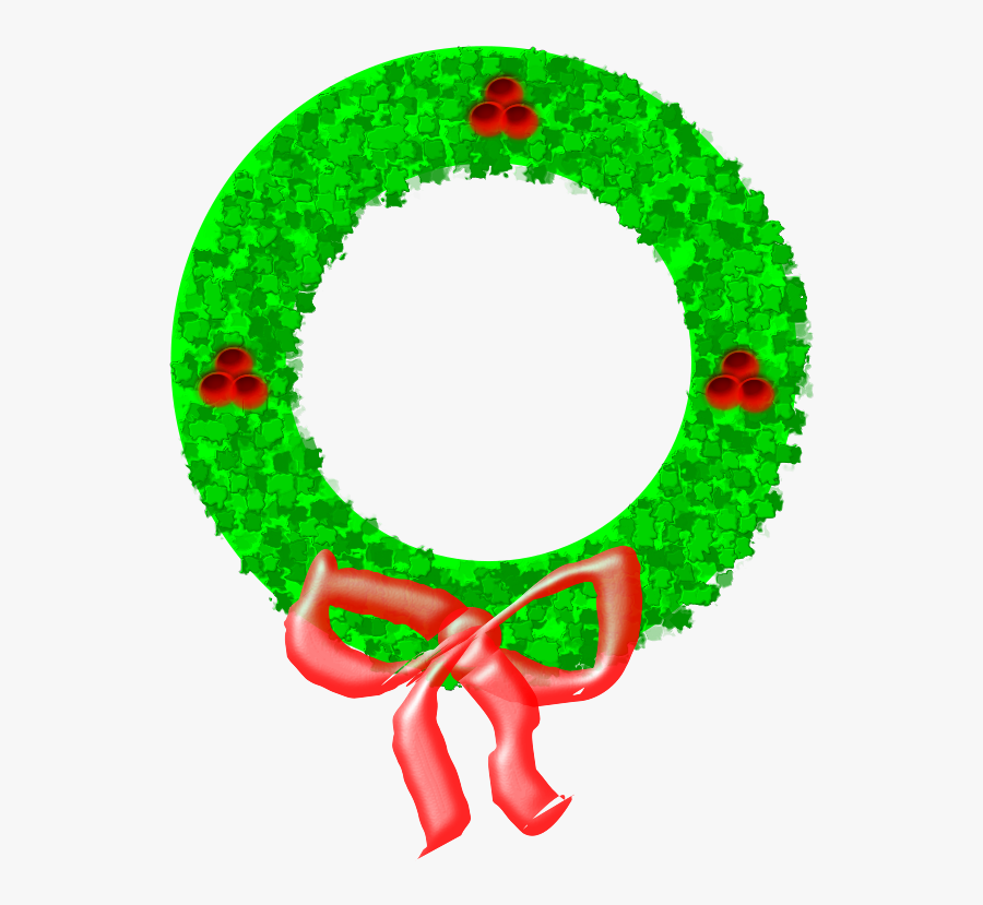 Christmas Wreath - Christmas Parole Vector Png, Transparent Clipart