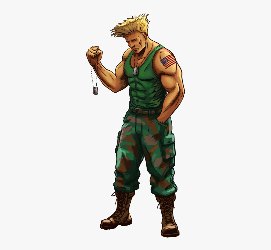 De Guile Street Fighter 2, Transparent Clipart