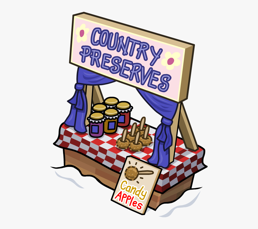 Club Penguin Food Stand, Transparent Clipart