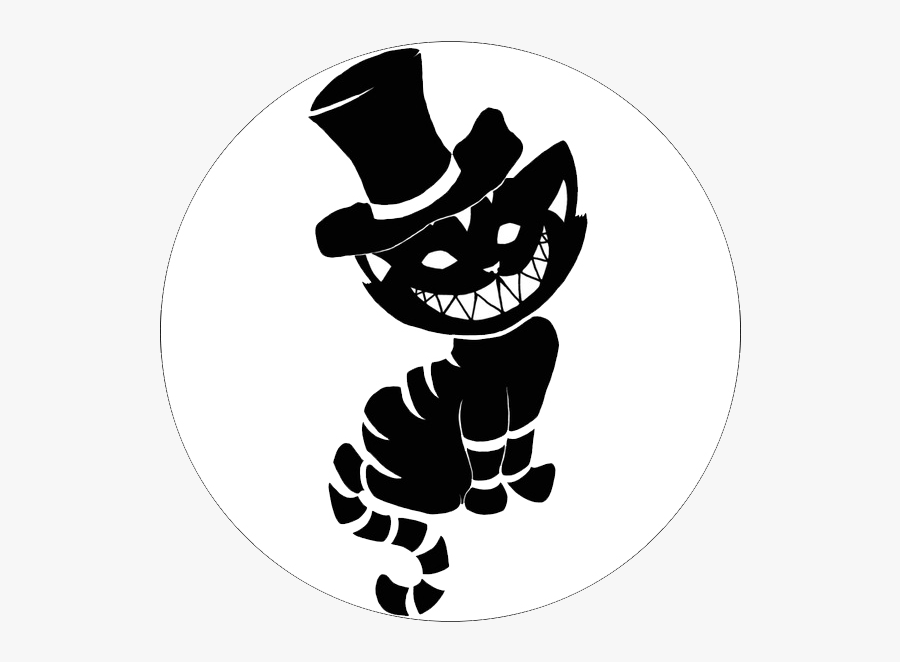 Cheshire Cat Tattoo Mad Hatter - Cheshire Cat Alice In Wonderland Tattoos, Transparent Clipart
