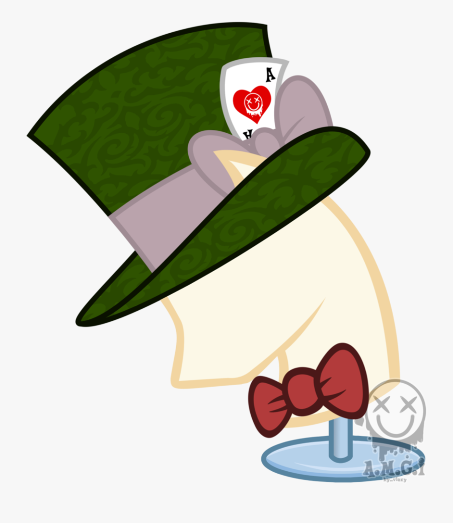 Mad Hatter Alice"s Adventures In Wonderland - Sombrero Del Sombrerero Loco Dibujo Png, Transparent Clipart