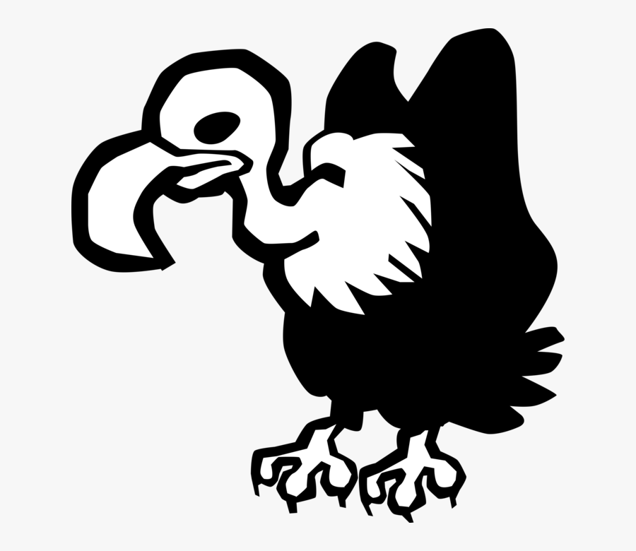 Vulture Vector Transparent - Geier Clipart, Transparent Clipart