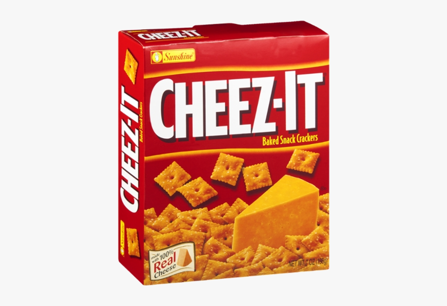 Cheez It Cheez-it Original Baked Snack Crackers White - Reduced Fat Cheez Its, Transparent Clipart