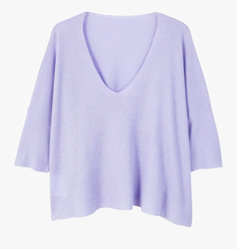 #sweater #sweaters #purple #pastel #shirt #shirts #clothes - Pastel Purple Clothes Transparent, Transparent Clipart