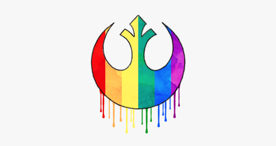 Starwars Clipart Rebel Alliance - Star Wars Pride Flag, Transparent Clipart