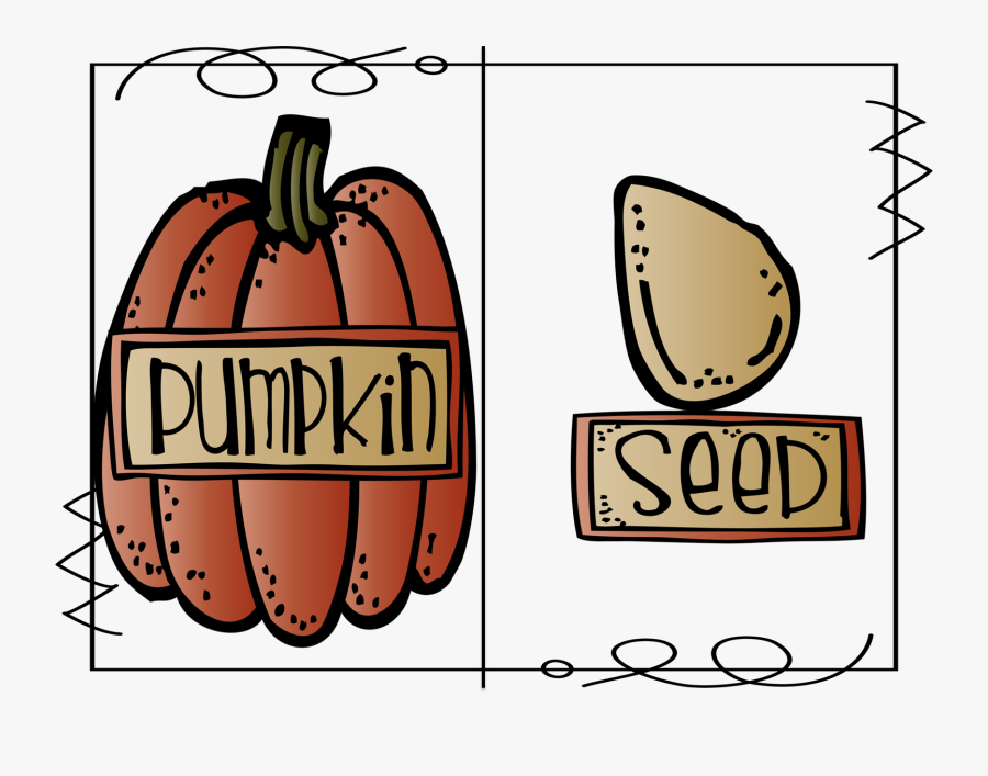 Pumpkin And Seed Story, Transparent Clipart