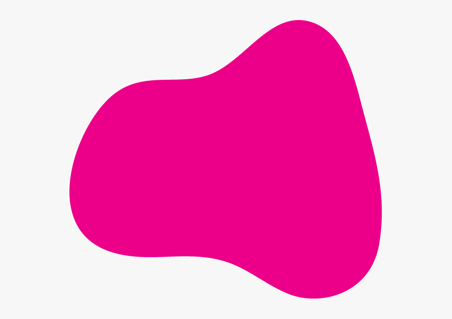 Pink Blob Png, Transparent Clipart