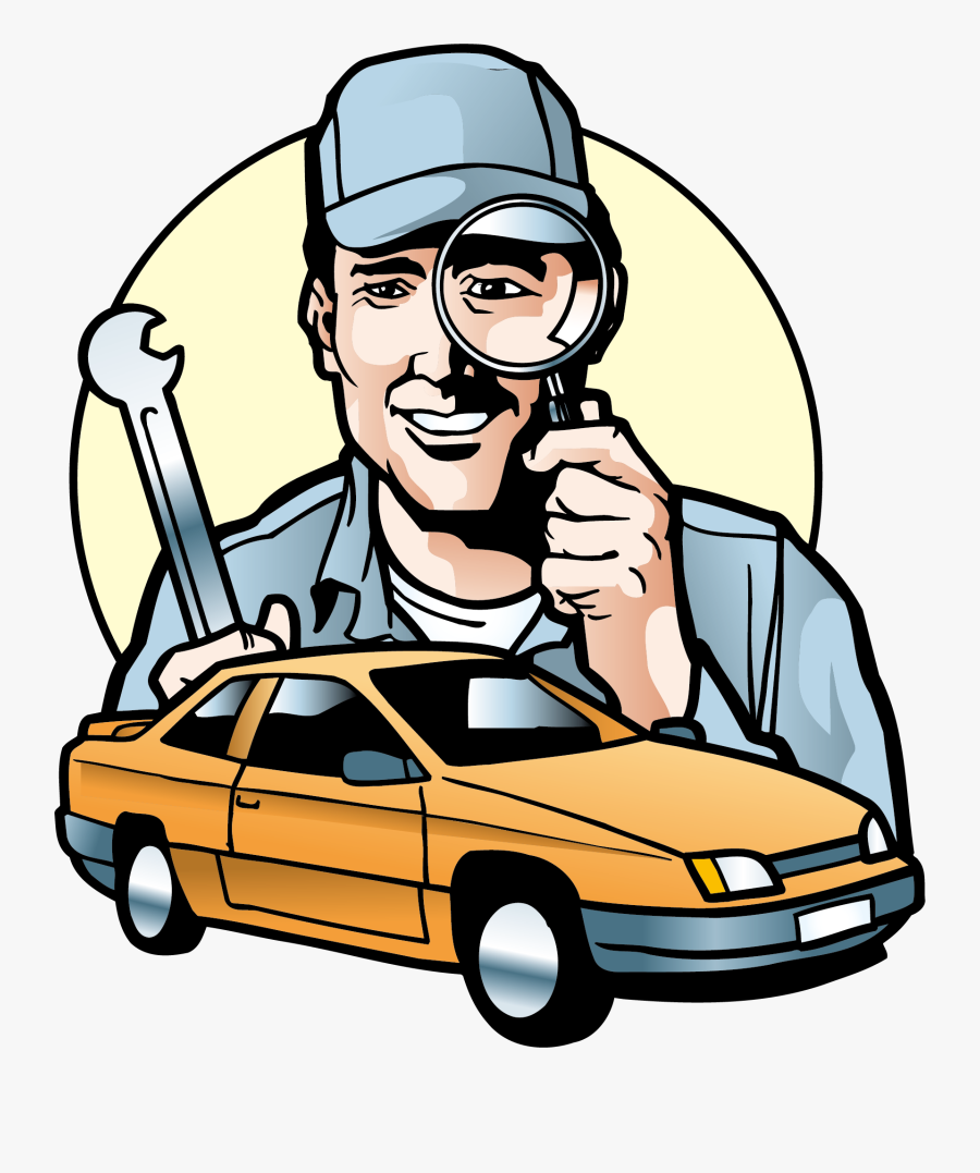 Car Vector Motors Corporation Automobile Repair Shop - Car Repair Man Vector, Transparent Clipart