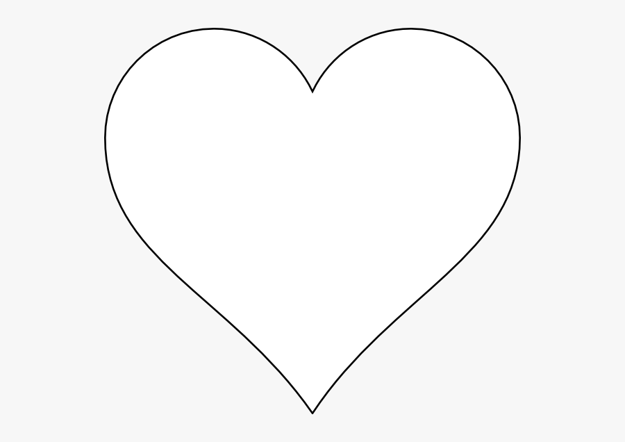 White Heart Clipart No Background - White Love Heart Vector, Transparent Clipart