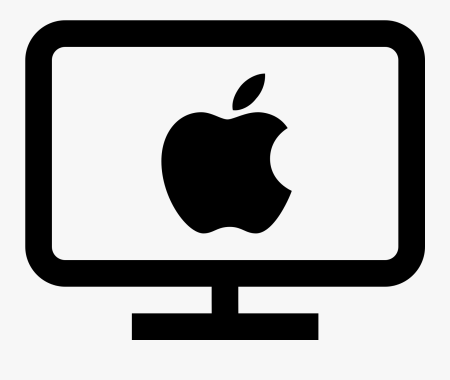 Black And White Clipart Of An Apple With A Bite Off - Emblem, Transparent Clipart