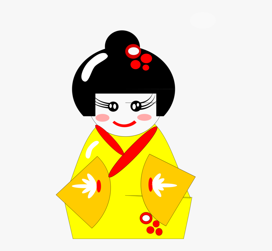 Woman,art,artwork - Animasi Kimono Jepang, Transparent Clipart