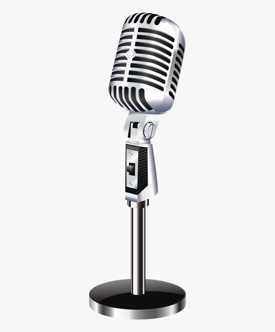 Clip Art Microphone - Transparent Background Microphone Clipart, Transparent Clipart