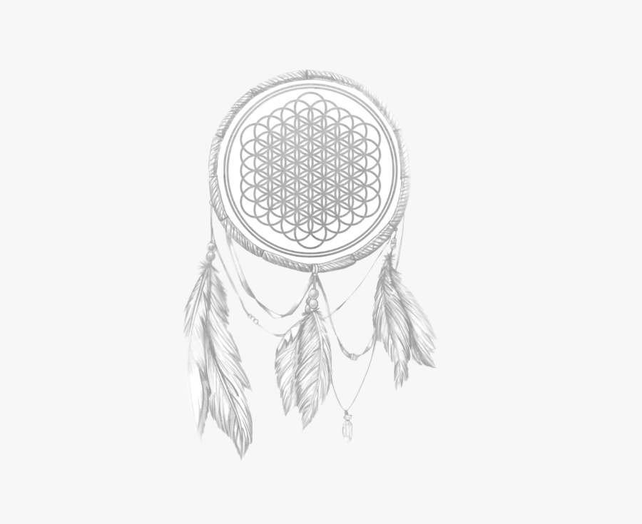 Digi Dream Catcher Images - Line Drawing Dream Catcher, Transparent Clipart