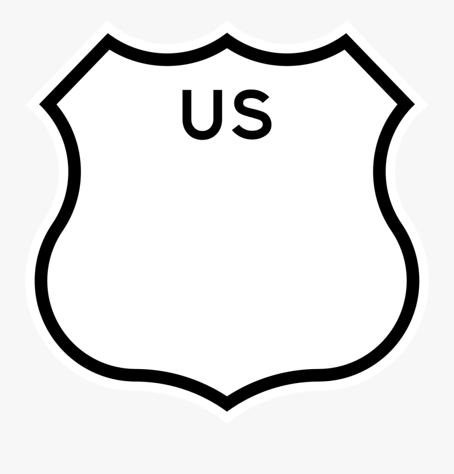 Blank Highway Sign Png - Route 66 Transparent Background, Transparent Clipart