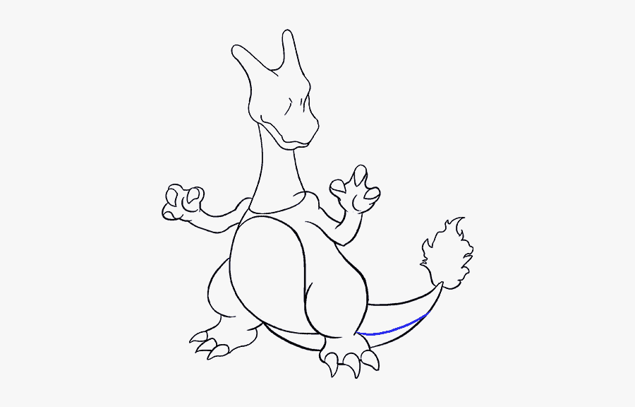 How To Draw Mega Charizard Y From Pokemon X Y Step - Charizard Easy Pokemon Drawing, Transparent Clipart