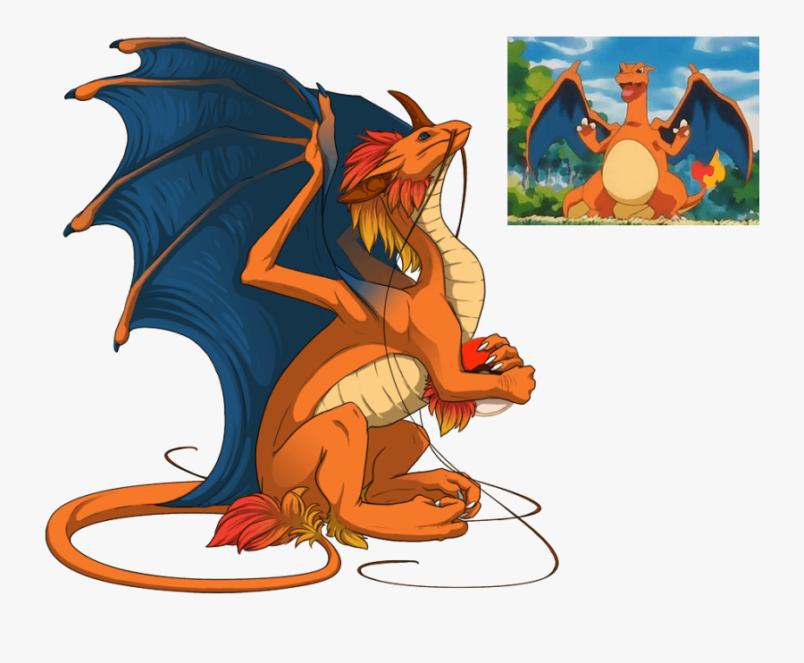 Flight Riaing] F Pearlcatcher [charizard Skin] By Shadow - Flight Rising Pearlcatcher, Transparent Clipart