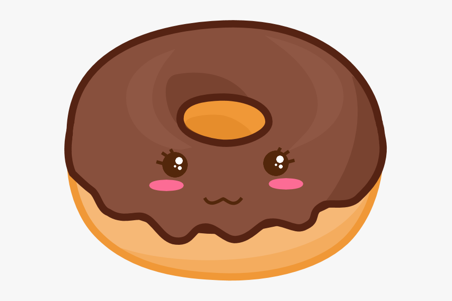 Doughnut Clipart Face - Kawaii De Donuts , Free Transparent Clipart