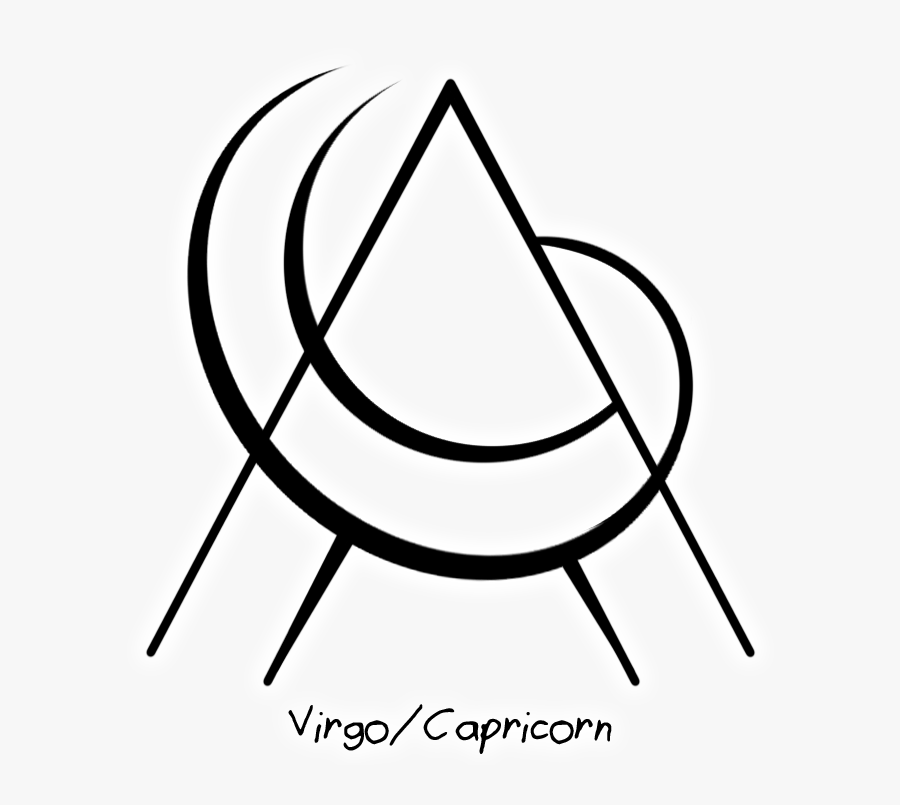 “virgo/capricorn” Sigil Requested By Anonymous Clipart - Capricorn And