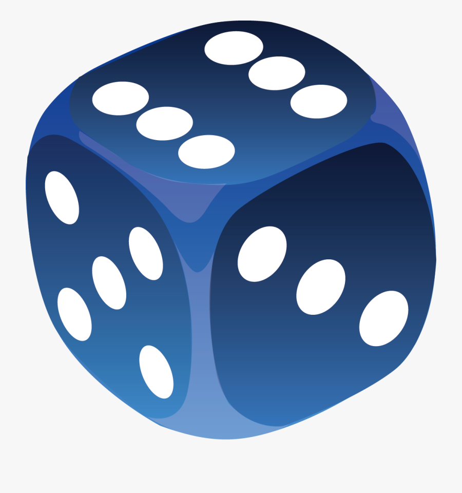 Blue Dice Png - Dice Transparent Background, Transparent Clipart