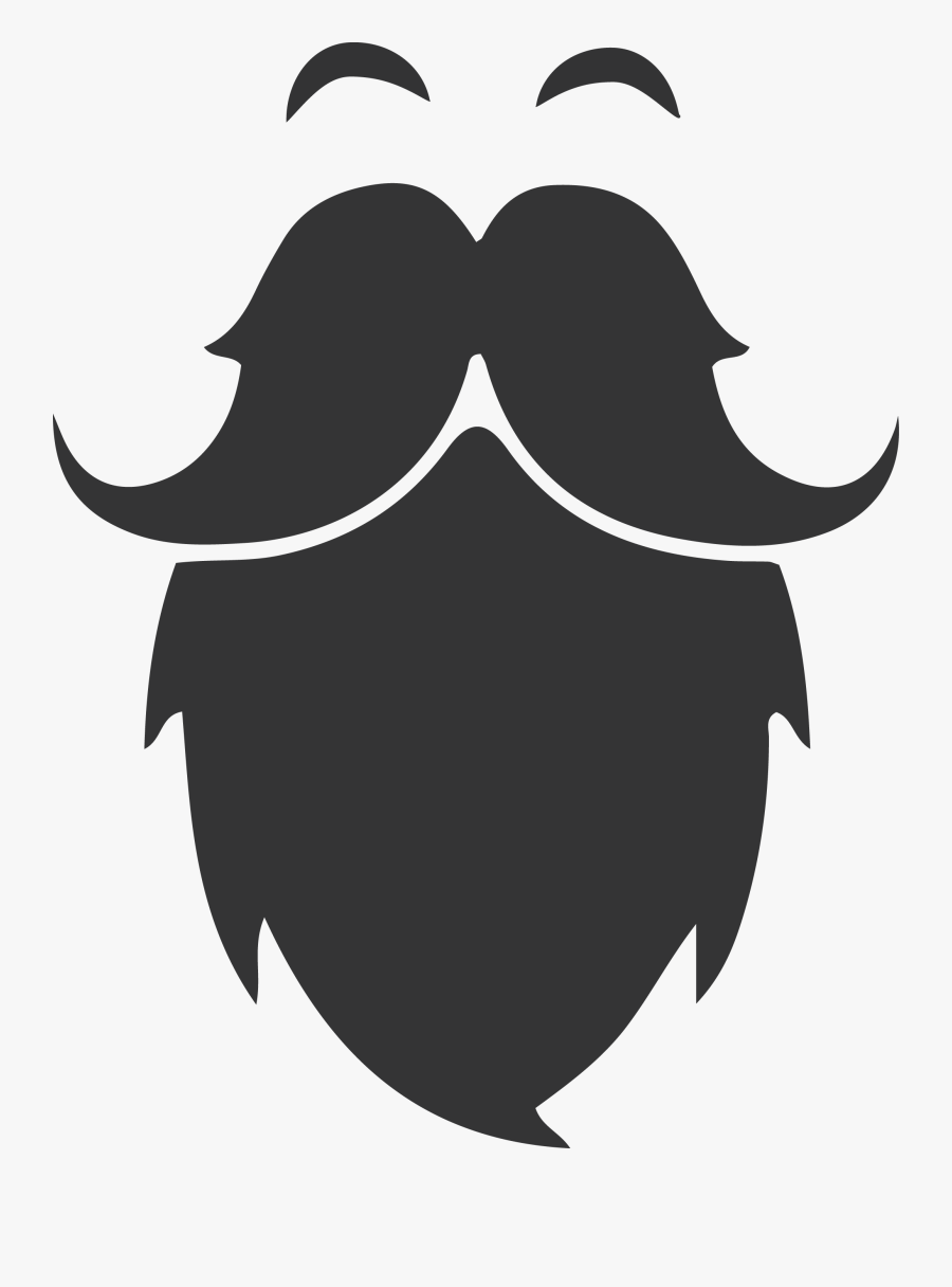 Cartoon Beard Png - Bigote Y Barba Dibujo, Transparent Clipart